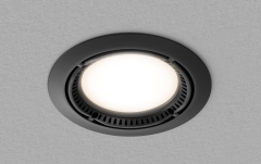 Lumină controlabilă prin DMX cu LED alb cald Cameo H1 T