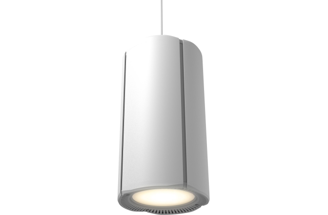 Lumină controlabilă prin DMX cu LED alb cald Cameo H2 T WH