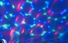 Lumină cu efect disco cu RGB Omnilux LED BC-1 E-27 Beam Effect RGB