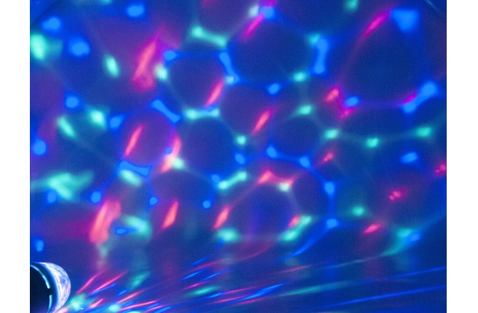 Lumină cu efect disco cu RGB Omnilux LED BC-1 E-27 Beam Effect RGB