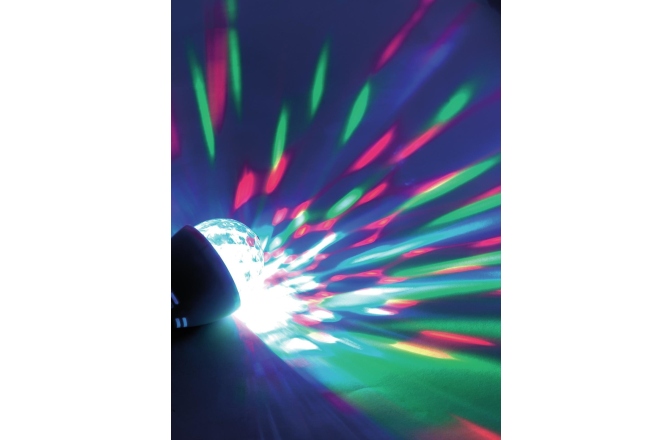 Lumină cu efect disco cu RGB Omnilux LED BC-1 E-27 Beam Effect RGB