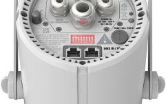 Lumină de casă controlabilă prin DMX cu LED RGBAL alb Cameo H1 FC WH