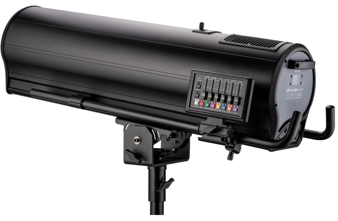 Lumină de urmărire Eurolite LED SL-1000 MFZ DMX Search Light incl. flight case