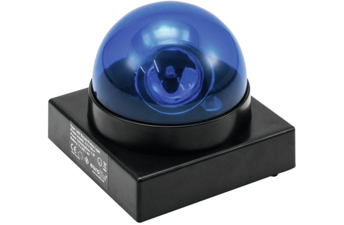 Lumină rotativă Eurolite LED Buzzer Police Light blue
