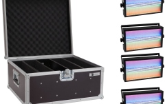 Lumini cu efect LED Eurolite Set 4x LED Super Strobe ABL + Case