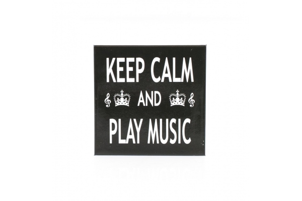 Fridge Magnet Keep Calm & Play Music 