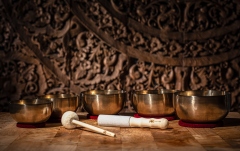 Maletă bol meditație   Meinl Resonant Mallet - 7.91"/20.1 cm Suede Leather