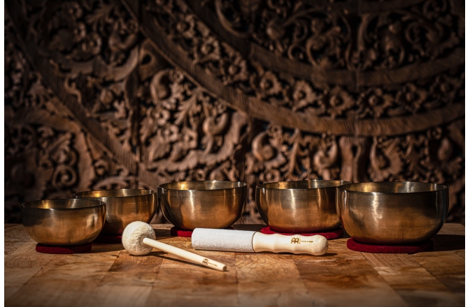 Maletă bol meditație   Meinl Resonant Mallet - 7.91"/20.1 cm Suede Leather