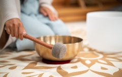 Maletă pentru boluri de meditaţie Meinl Sound Bath Double Mallet - Medium