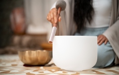 Maletă pentru boluri de meditaţie Meinl Sound Bath Double Mallet - Medium