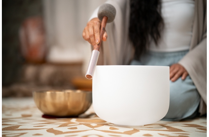Maletă pentru boluri de meditaţie Meinl Sound Bath Double Mallet - Medium