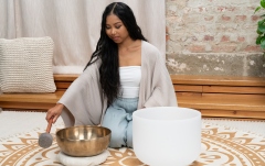 Maletă pt. boluri de meditaţie Meinl Sound Bath Double Mallet - Large