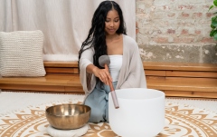 Maletă pt. boluri de meditaţie Meinl Sound Bath Double Mallet - Large