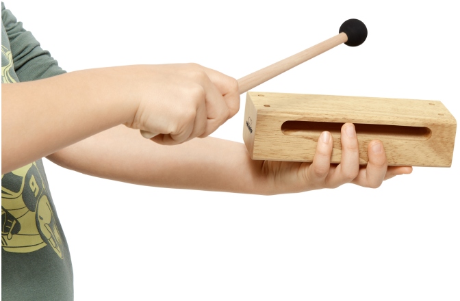 Malete percuții  Nino Percussion Mallet 10" (25,40 cm) - Rubber medium hard