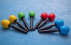Maracas  Nino Percussion Molded ABS Maracas - Grass Green