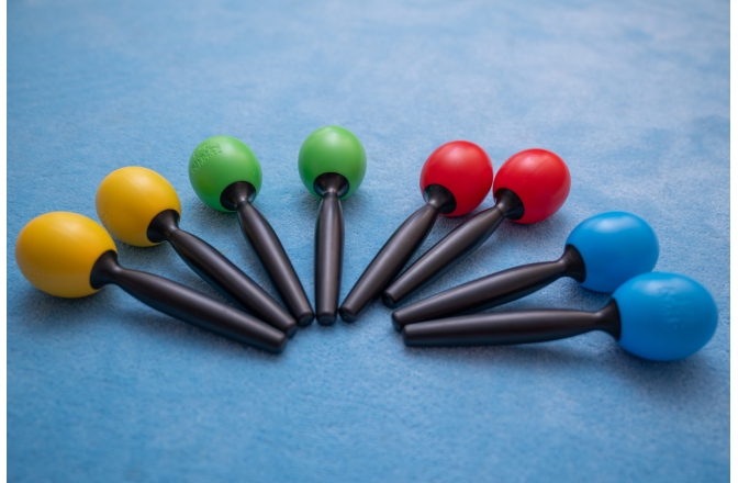 Maracas  Nino Percussion Molded ABS Maracas - Grass Green