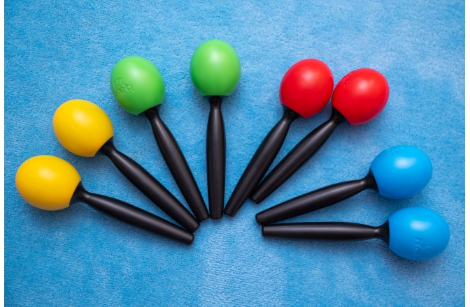 Maracas  Nino Percussion Molded ABS Maracas - Grass Green