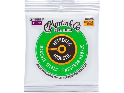 MA535S Custom Light (11-52) AA Silked Phosphor Bronze 92/8 Acoustic