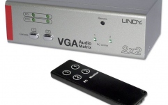 Matrice VGA / Audio cu 2x2 porturi Lindy VGA Audio Matrix 2x2