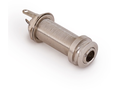  6.3 mm / 1/4 Stereo Endpin Jack Socket for Acoustic Guitars - Chrome