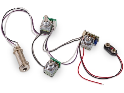  60003 LH - Active BEC 2 Electronics For Active Pickups (Vol PP / Bal / T+B) - Lefthand