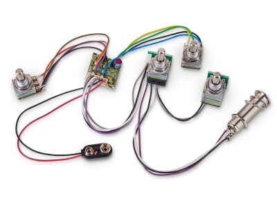  60014 - Active BEC 2 Electronics For Passive Pickups (Vol PP / Bal / T / B)