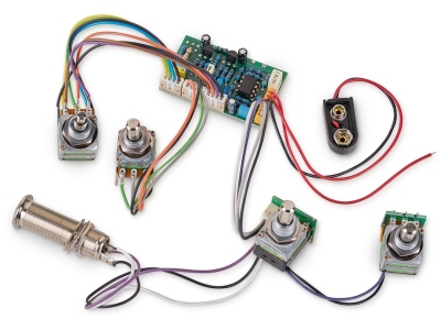  60066 - Active EQ2 Electronics For Active Pickups (Vol PP / Bal / T+B / M) - Robert Trujillo Artist Line