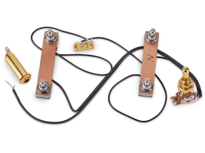  60090 G LH - Passive Electronics For Passive Pickups (Vol / Vol / Tone / Tone) w/ Toggle Switch - Gold - Lefthand