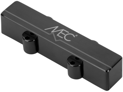  Active J-Style Bass Pickup (Long), Metal Cover, 4-String Bridge / 5-String Neck & Bridge - Brushed Black Chrome