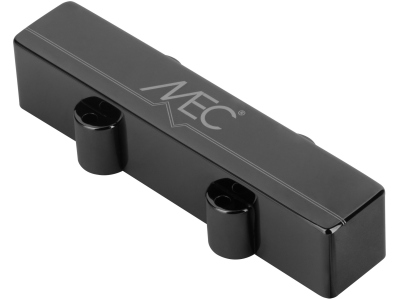  Active J-Style Bass Pickup (Short), Metal Cover, 4-String Neck - Black Chrome