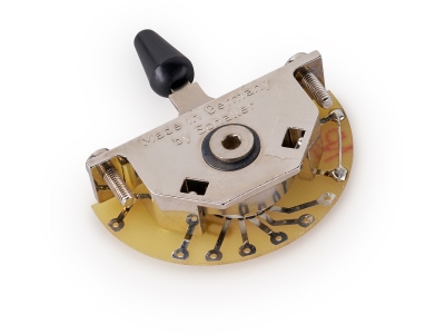  Blade Switch, 5-Position, 9-Pole - Black Tip