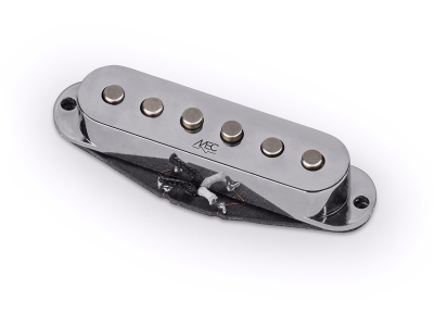  Classic Alnico V Single Coil Guitar Pickup, Neck & Bridge - Chrome Cover