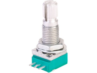  Mono Mini Potentiometer, 15C250K, Split Shaft, Lefthand