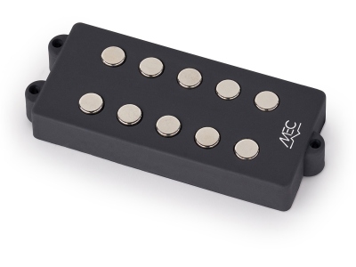  Passive MM-Style Bass Pickup, 5-String, Neck - Black