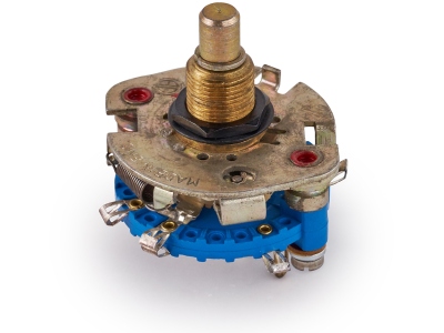  Rotary Switch, 4-Position, 5-Pole, for 2 identical Pickups