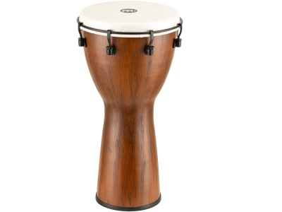 10 Inch Synthetic Djembe, Synthetic Head, Barnwood