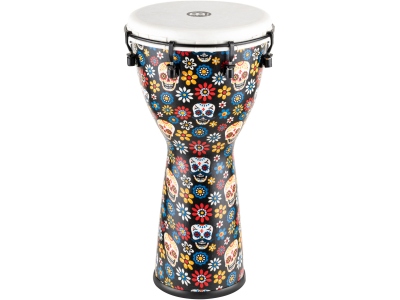 10 Inch Synthetic Djembe, Synthetic Head, Day Of The Dead
