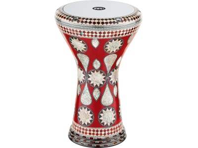 AE Egypt Doumbek, White Pearl, Mosaic Imperial - 8 3/4