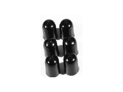Cover Cap (6-pc set) 0,19 inch rubber - for MEINL clamp screw 