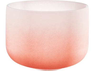 Crystal Singing Bowl, color-frosted, 13
