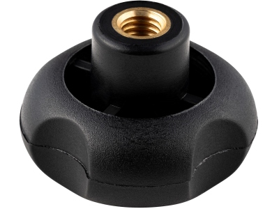 fastening nut in black for cymbal case - M8 thread