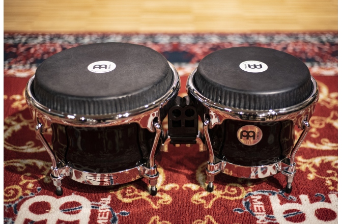 Meinl Fibercraft Fiberglass Bongo Set - 7"- 8 1/2" Hembra black
