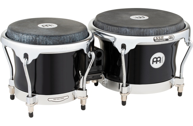 Meinl Fibercraft Fiberglass Bongo Set - 7"- 8 1/2" Hembra black