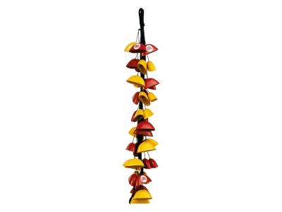 Hand Percussion Fiberglass Bird - Red/Yellow