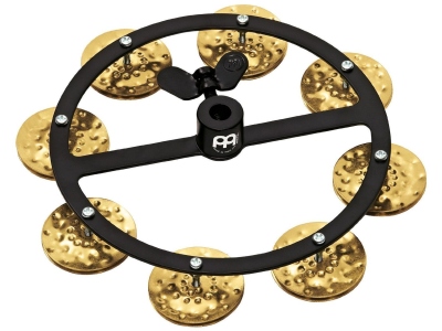 HiHat Tambourine Hammered Brass HTHH1B-BK