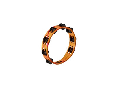 MEINL VivaRhythm Wood Tambourine - red/orange marble finish