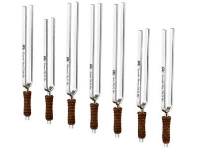 Planetary Tuned Tuning Forks - Chakra Set - Content: 7 Tuning Forks, inlcuding Case