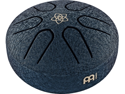 Pocket Steel Tongue Drum A Major, 6 Notes - Navy Blue, Venus Flower / 3