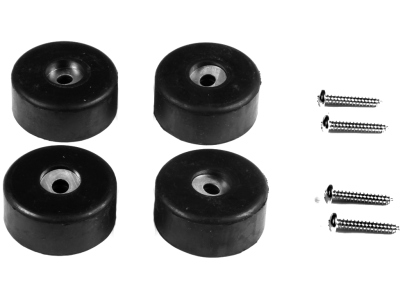 rubber feet (incl. screws) - for cajons (4 pieces)