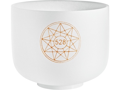 Solfeggio Crystal Singing Bowl, Mi 528 Hz, 8